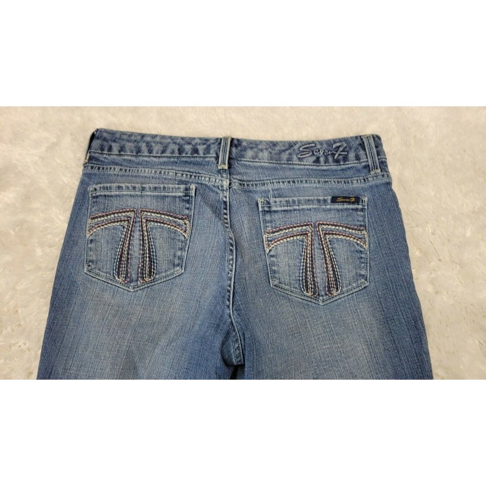 Seven 7 Premium Denim Boot Cut Jeans Women Size 12